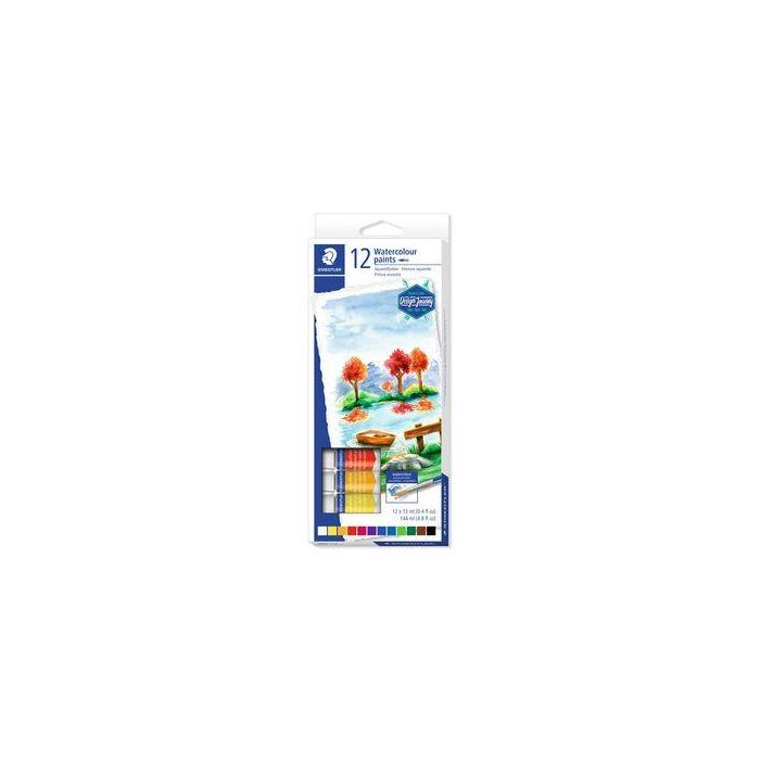 Staedtler 8880 pintura a base de agua Multi 12 ml Tubo 12 pieza(s)