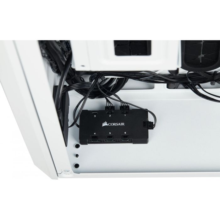 Corsair Torre PC Crystal Series 280X RGB con Ventana de Cristal Templado Blanca 8