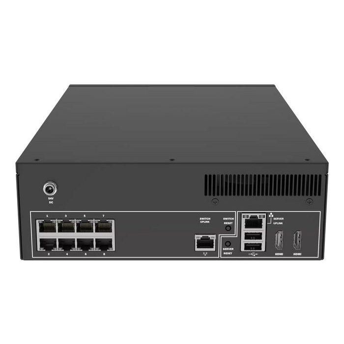 Axis Grabador de red NVR S2208 Mk II 4 TB con switch PoE. Incluye licencias Camera Station Pro 8 canales 1