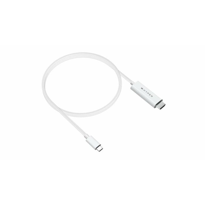 Targus HYPER HD6007WHGL Adaptador 4K USB-C a HDMI Blanco, Cable 2.5m, Versión HDMI 2.1a 1 Targus HYPER HD6007WHGL Adaptador 4K USB-C a HDMI Blanco, Cable 2.5m, Versión HDMI 2.1a 1