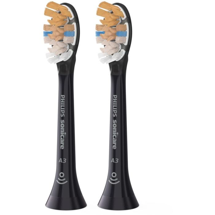 Philips Zahnbürste Zubehör Sonicare Premium A3 - schwarz - 2er 3 Philips Zahnbürste Zubehör Sonicare Premium A3 - schwarz - 2er 3