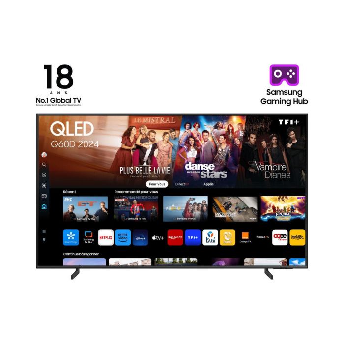 Samsung TQ43Q60D Televisor QLED 43" (109 cm) 4K UHD 3840x2160 Smart TV HDR Quantum Centro de Juegos 3xHDMI Wi-Fi 29