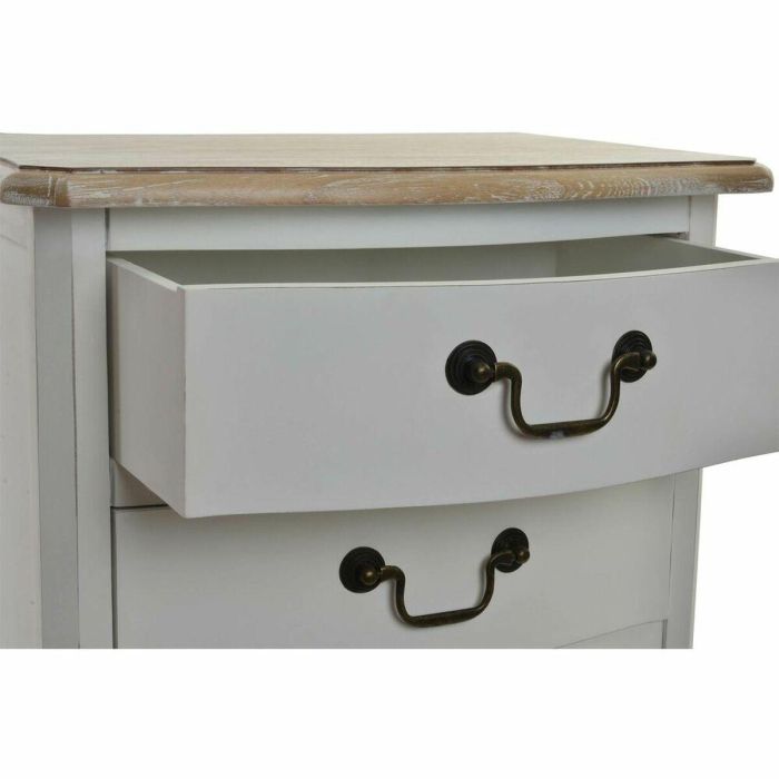 Chifonier Tradicional DKD Home Decor Blanco Natural 35 x 100 x 48 cm 3
