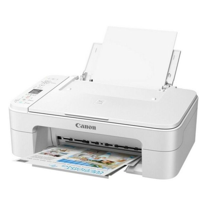 Canon TS3351 Impresora Multifunción Inyección de Tinta Color WiFi A4 4800x1200 DPI Escáner Copiadora para Hogar y Oficina Blanco Canon TS3351 Impresora Multifunción Inyección de Tinta Color WiFi A4 4800x1200 DPI Escáner Copiadora para Hogar y Oficina Blanco