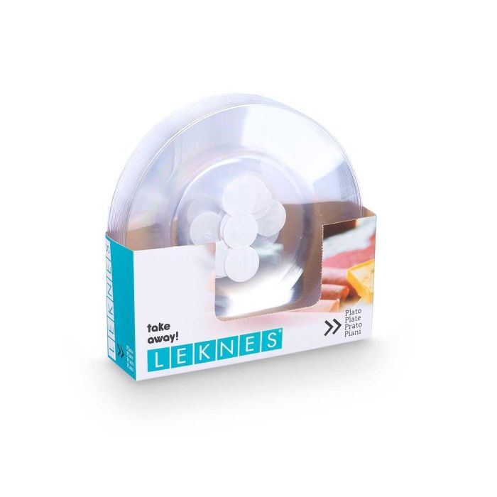 Plato Redondo Grande Transparente 27,5Cm Diam Leknes (48 Unidades) 1 Plato Redondo Grande Transparente 27,5Cm Diam Leknes (48 Unidades) 1