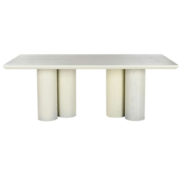 Mesa Comedor Moderno DKD Home Decor Blanco 100 x 76 x 200 cm 1