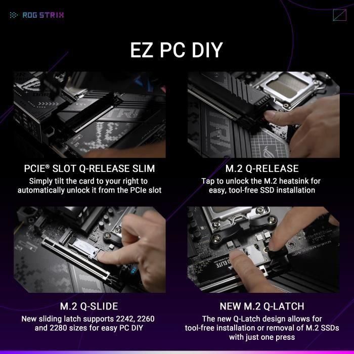 ASUS ROG STRIX X870-F GAMING WiFi AMD X870 Zócalo AM5 ATX 4