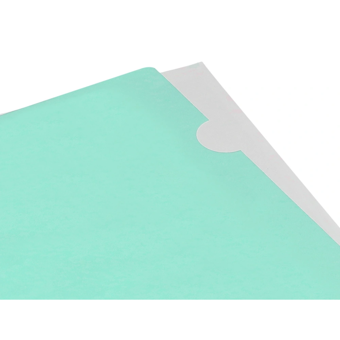 Liderpapel Dossier Uñero Polipropileno DIN A4 Verde Manzana Opaco Capacidad 20 Hojas 5