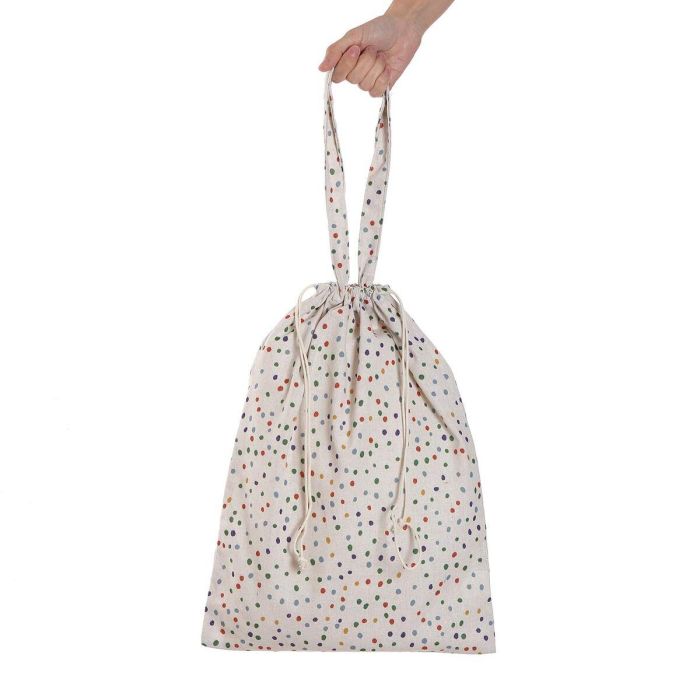 Bolso Compra Dotty Versa 36x48 cm - Algodón y Poliéster (4 Unidades) 2 Bolso Compra Dotty Versa 36x48 cm - Algodón y Poliéster (4 Unidades) 2