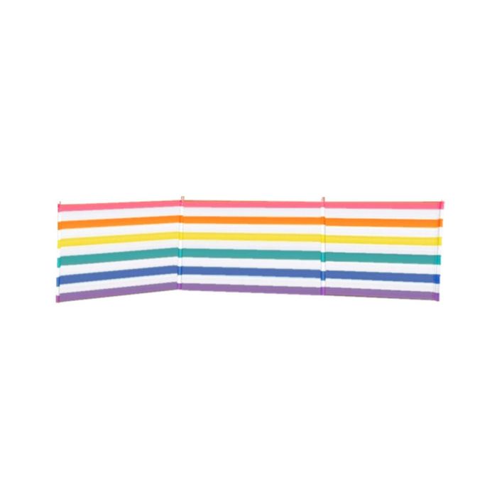 Paraviento 4 Palos Acero Polyester Rayas de Colores 360X80 cm Playa, Piscina, Jardin y Camping 10496 Paraviento 4 Palos Acero Polyester Rayas de Colores 360X80 cm Playa, Piscina, Jardin y Camping 10496