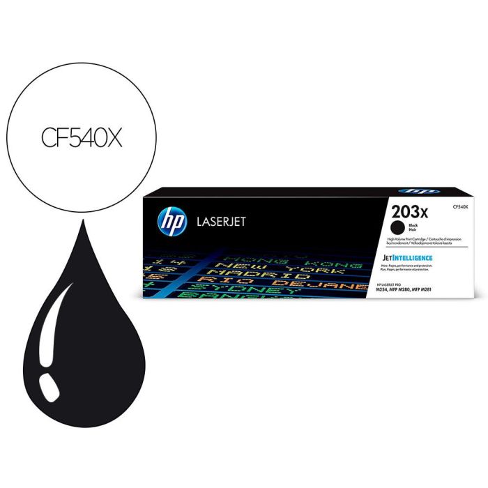 Hp Toner Negro Laserjet M254,M280 - Nº 203X