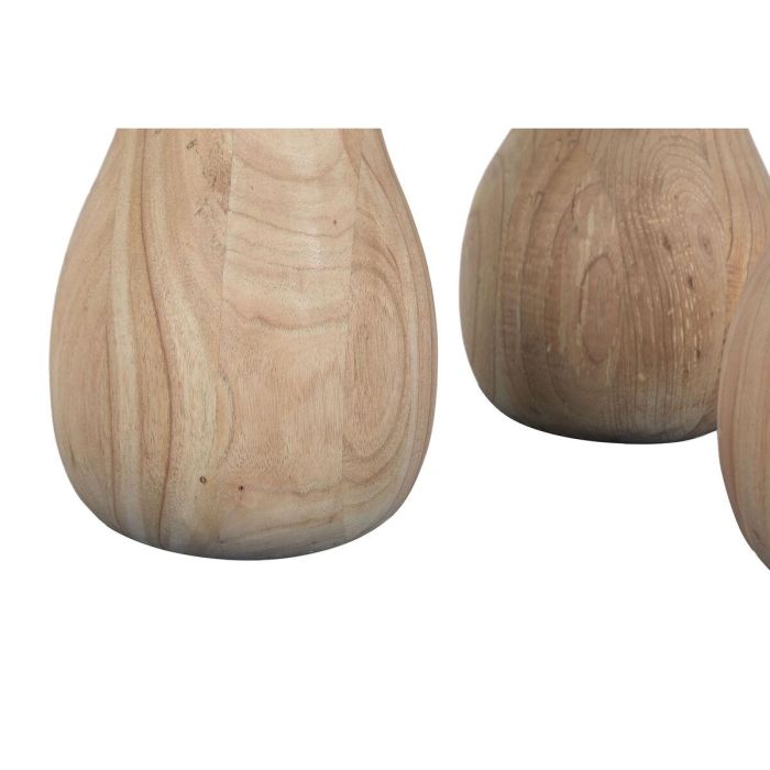 DKD Home Decor Mesita Auxiliar Moderna de Madera de Mindi - Mesa Lateral de Diseño Elegante para Salón, Dormitorio o Entrada 60x60x40 cm 3