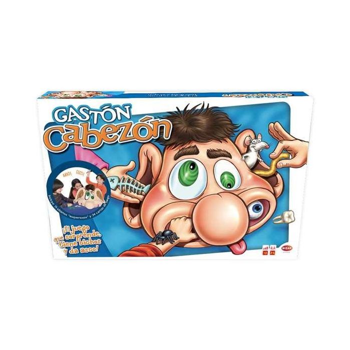 Bizak 64558519 Gastón Cabezón - Juego de mesa divertido y asqueroso busca objetos dentro de la cabeza para niños +3 años 0 Bizak 64558519 Gastón Cabezón - Juego de mesa divertido y asqueroso busca objetos dentro de la cabeza para niños +3 años 0