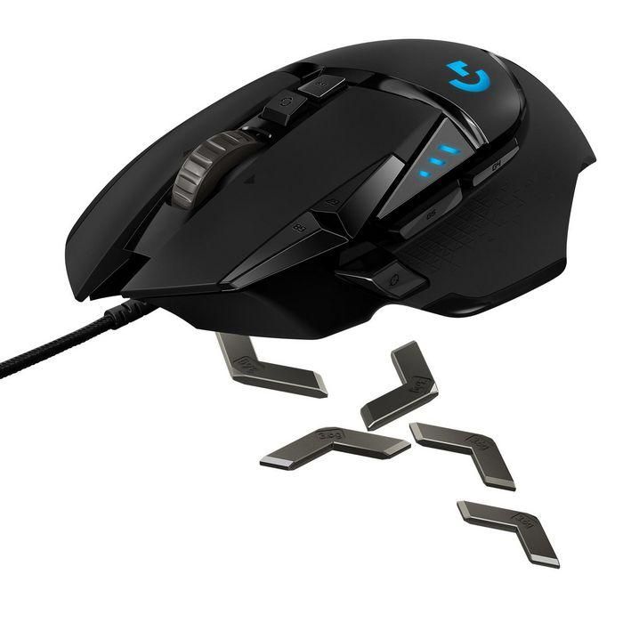 Logitech 910-005471 Mouse para Gaming G502 Hero Sensor Óptico HERO 16K, 11 Botones, RGB LIGHTSYNC, Peso Ajustable 6 Logitech 910-005471 Mouse para Gaming G502 Hero Sensor Óptico HERO 16K, 11 Botones, RGB LIGHTSYNC, Peso Ajustable 6
