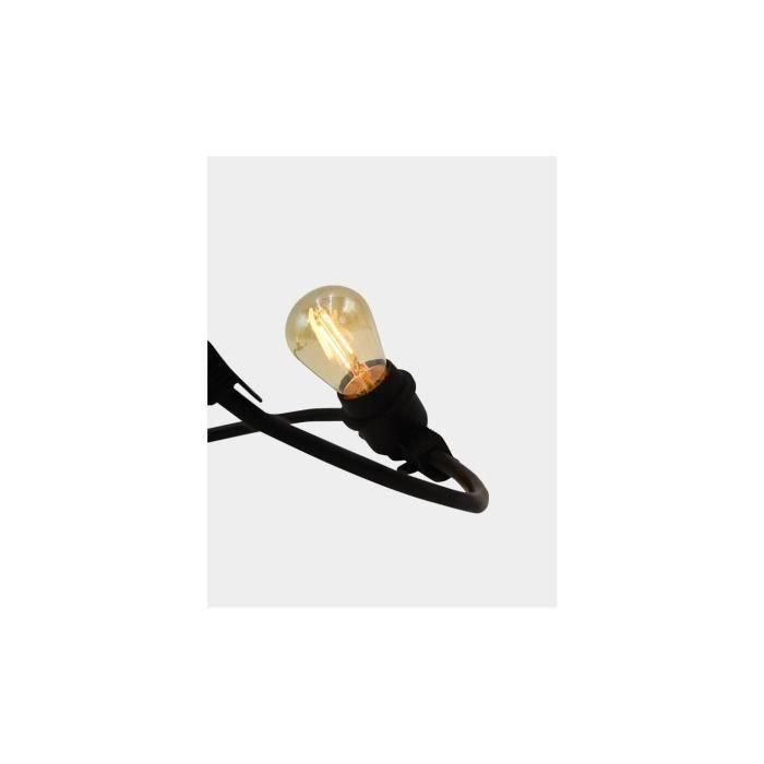 Lumisky LINK ME LIGHT Guirnalda de Luces Conectables Exterior - 10 Bombillas Filamento Vintage LED Blanco Cálido E27 - 5m 2