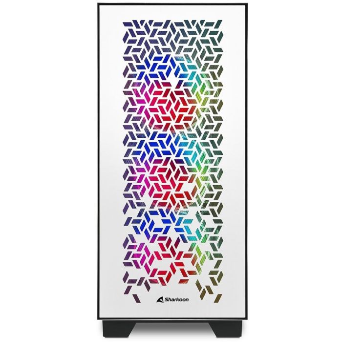 SHARKOON Elite Shark CA300H Caja PC ATX Vidrio Templado Blanco 1