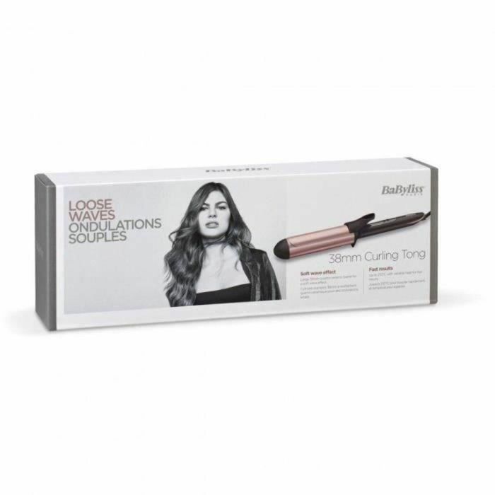 Babyliss C338E Rizador de Pelo Sublim Touch 38 mm. Tenacilla con 10 Temperaturas, Ondas Voluminosas y Rizos Grandes 10