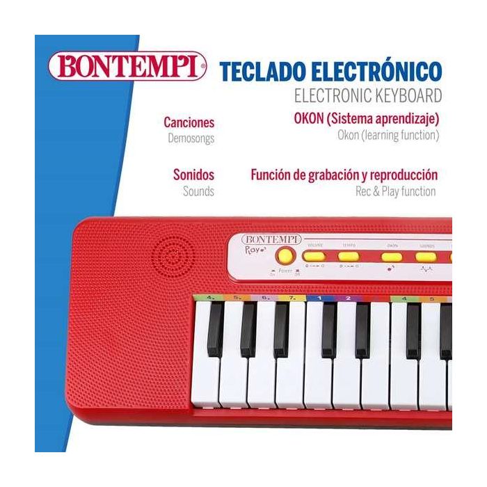 Organo electronico 32 teclas 48x14x4 cm 1 Organo electronico 32 teclas 48x14x4 cm 1