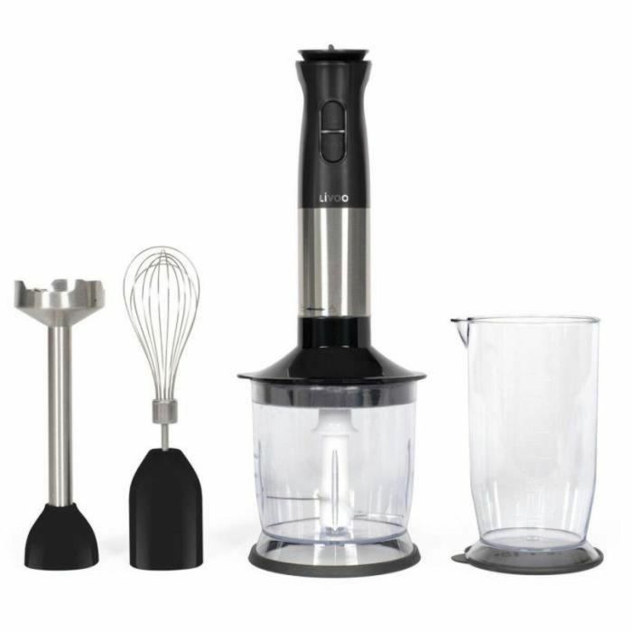 Livoo DOP246 Batidora de Mano 800W con 12 Velocidades Ajustables y Acabado en Color Negro Livoo DOP246 Batidora de Mano 800W con 12 Velocidades Ajustables y Acabado en Color Negro
