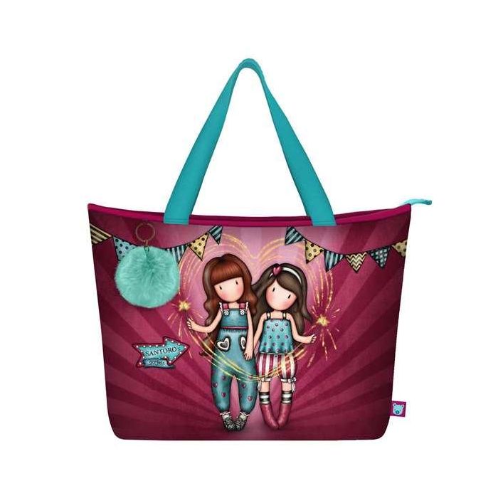 Bolso Gorjuss Fireworks Granate (41.5 x 30 x 13 cm) Bolso Gorjuss Fireworks Granate (41.5 x 30 x 13 cm)