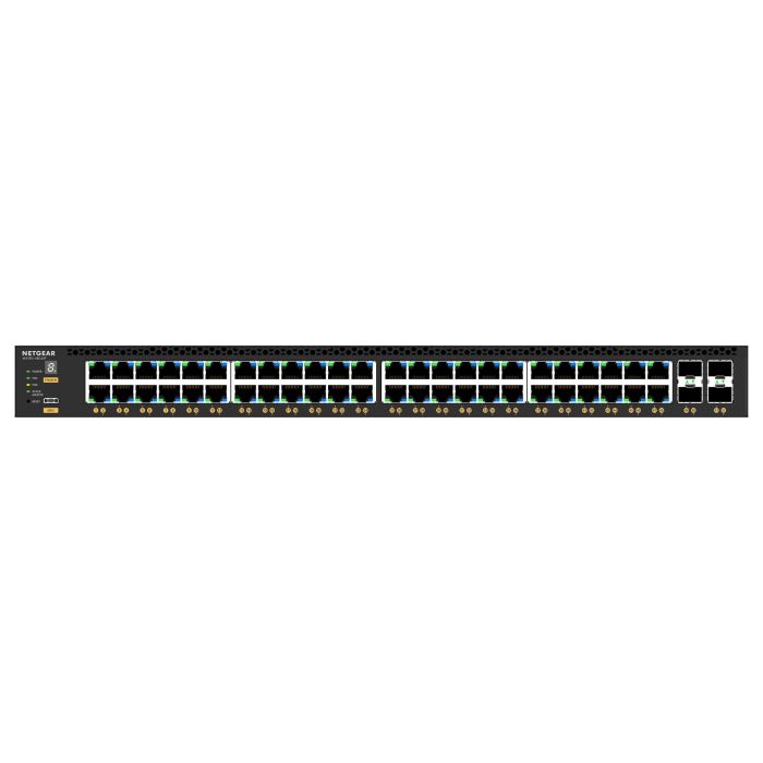 NETGEAR Switch M4350-48G4XF 52 Puertos (48x GE PoE+, 4x SFP+) Gestionado L3 Montaje en Rack 1U