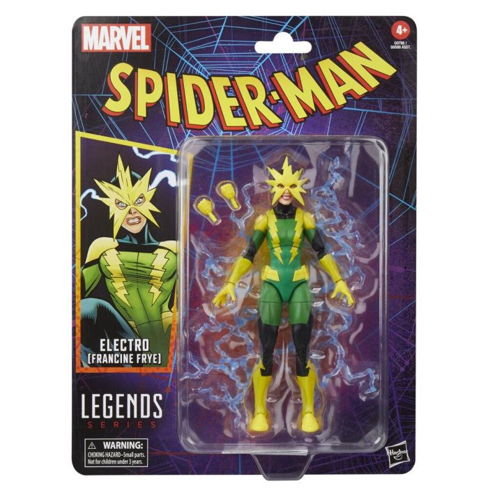 Hasbro Marvel Legends Series Electro (Francine Frye) Figura de Acción de 15 cm con 4 Accesorios 3 Hasbro Marvel Legends Series Electro (Francine Frye) Figura de Acción de 15 cm con 4 Accesorios 3