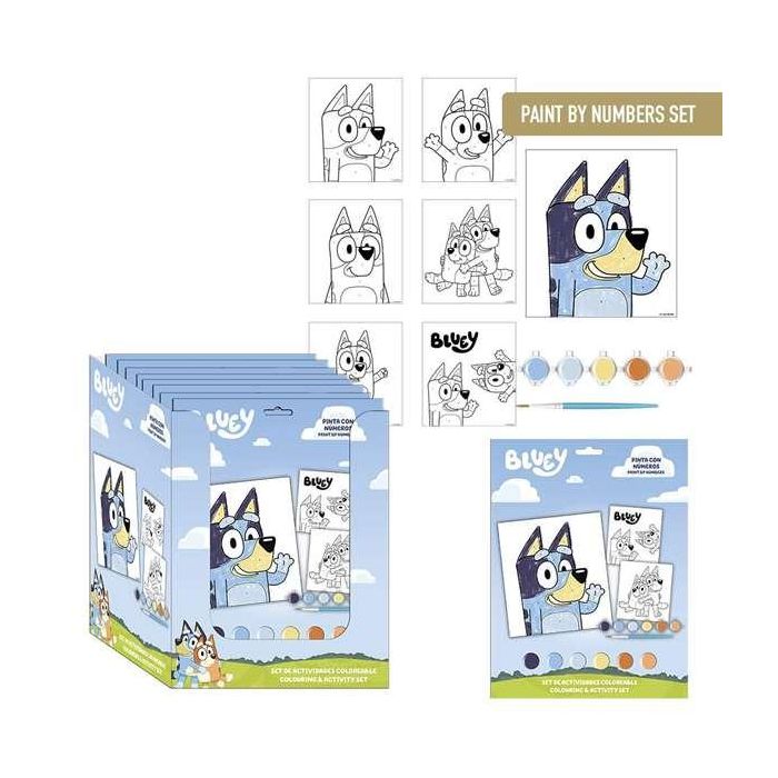 Cerdá Bluey Set de Papelería Coloreable 22.6 x 29.8 x 1.0 cm Azul Cerdá Bluey Set de Papelería Coloreable 22.6 x 29.8 x 1.0 cm Azul