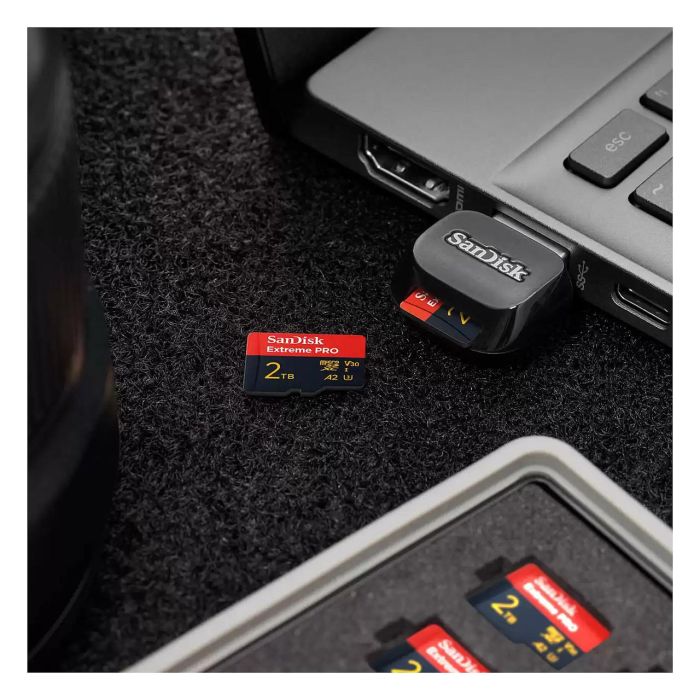 Sandisk Tarjeta microSDXC Extreme PRO 2TB UHS-I V30 A2 Class U3 250MB/s Lectura 150MB/s Escritura 2