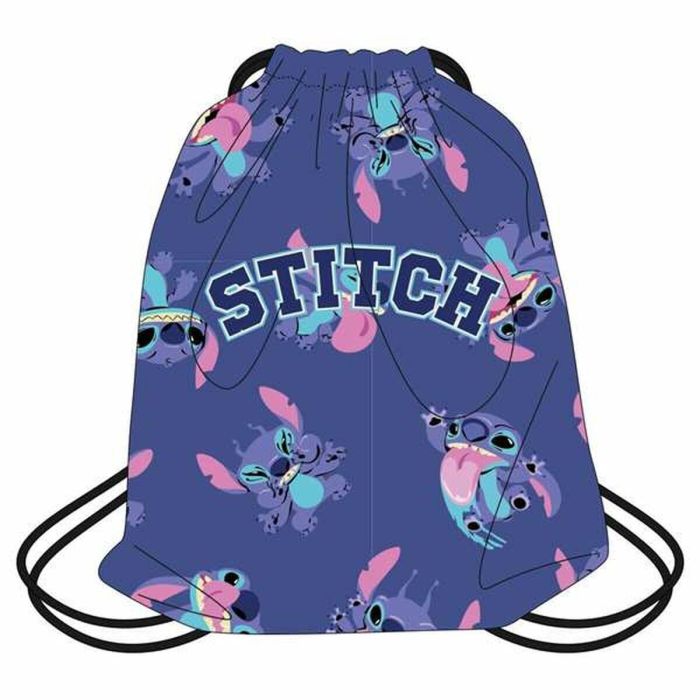 Cerdá Saquito Escolar Stitch Púrpura 30x39 cm - Bolsa Multiusos para Niños (8-14 años) - Ideal Zapatillas/Material Escolar 3