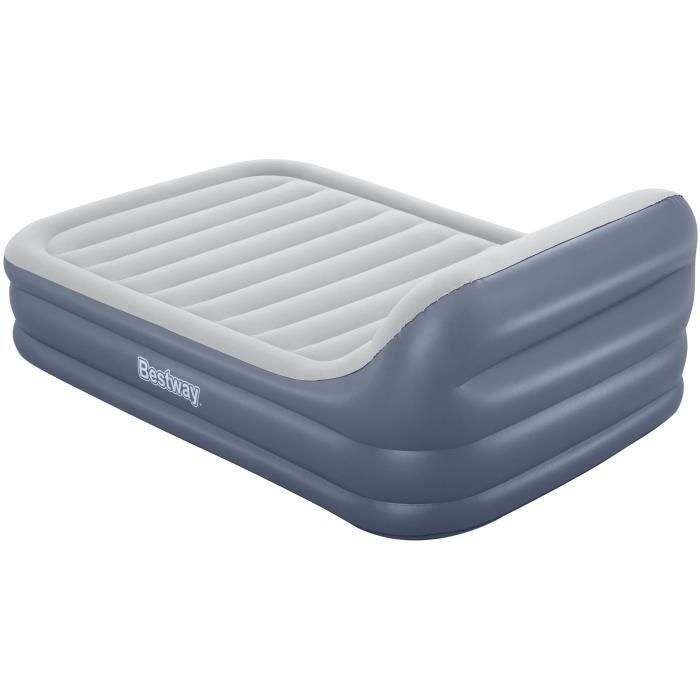 Bestway 67923 Cama hinchable Tritech™ SleekFlow™ 2 plazas, con cabecero y bomba integrada, 226 x 152 x 84 cm 2 Bestway 67923 Cama hinchable Tritech™ SleekFlow™ 2 plazas, con cabecero y bomba integrada, 226 x 152 x 84 cm 2