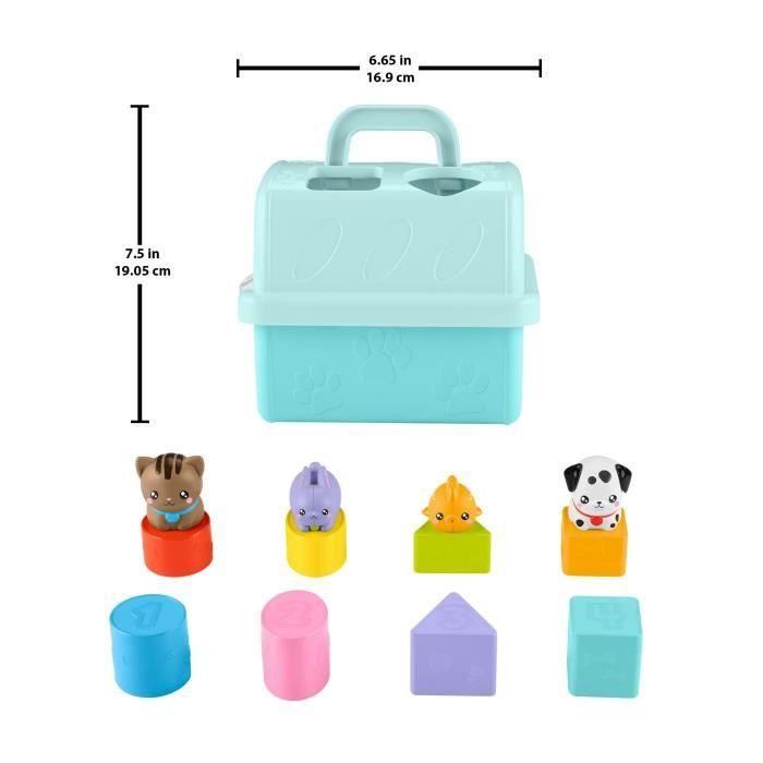Portamascotas pet pals fisher-price apilables y encajables. 4 Portamascotas pet pals fisher-price apilables y encajables. 4