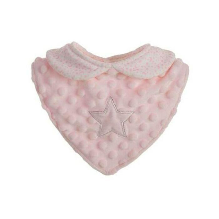 Babero sweet estrellitas rosa 20 cm Babero sweet estrellitas rosa 20 cm