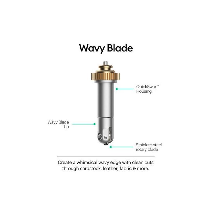 Cricut 2006838 Pieza y Accesorio para Máquinas de Corte para Bricolaje, Color Plata
