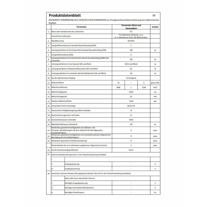 Smart TV TCL 65C7K 65" 4K Ultra HD HDR QD Mini LED 2 Smart TV TCL 65C7K 65" 4K Ultra HD HDR QD Mini LED 2