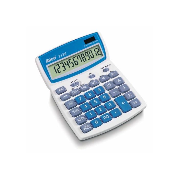 Ibico Calculadora 212 X 12 Dígitos 0 Ibico Calculadora 212 X 12 Dígitos 0