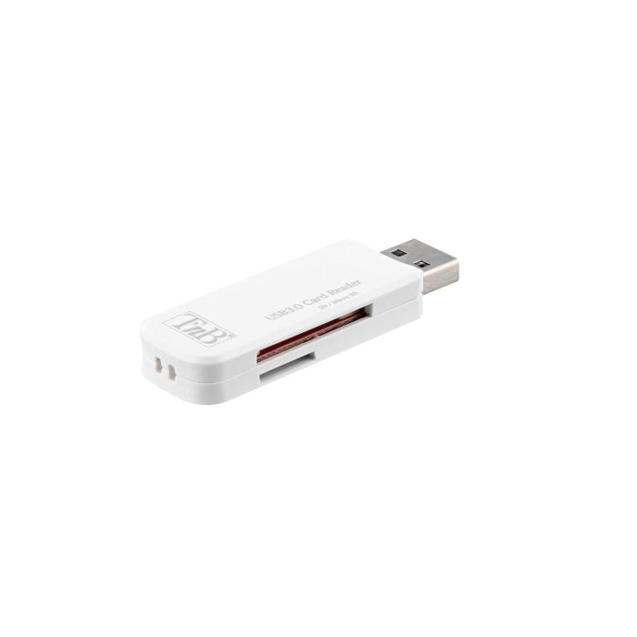 TNB Mini USB 3.0 lector de tarjetas SD - blanco