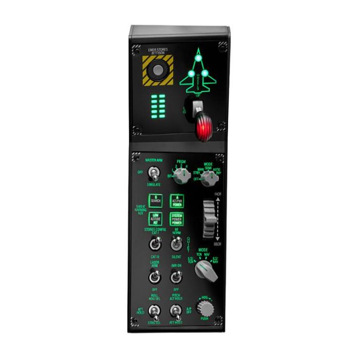 Thrustmaster Viper Panel Joystick/Palanca de control lateral + cuadrante de aceleración, PC, USB, Negro 3