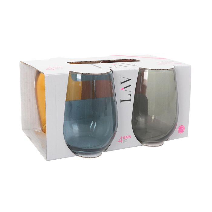 Set de 4 Vasos Gaia 360 cc - LAV (6 Cajas) 3 Set de 4 Vasos Gaia 360 cc - LAV (6 Cajas) 3