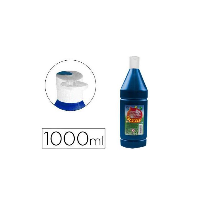 Tempera Liquida Jovi Escolar 1000 mL Azul Ultramar