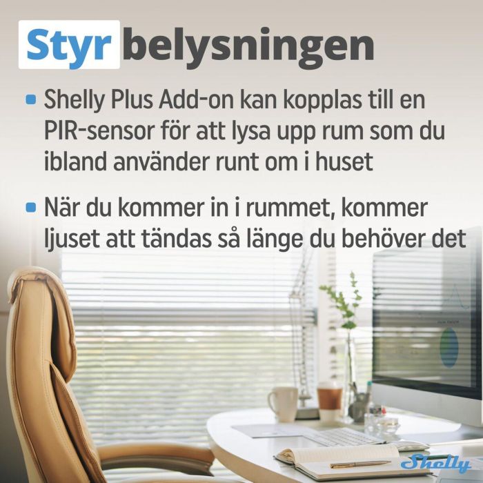 Shelly Accesorio "Plus Add-on" para Relés Plus, Sensor de Temperatura Integrado, Alámbrico, Plástico, Rango de Temperatura -20-40 °C 4