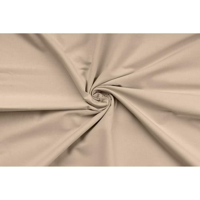 Juego de Cama ASI8684282553878 - Funda Nórdica 220x240 cm + 2 Fundas Almohada 60x60 cm - 100% Algodón Reforzado Beige 3