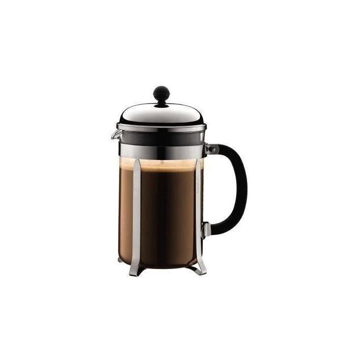 Chambord - cafetera de pistón Bodum, 12 tazas, 1.5 l, acero inoxidable Chambord - cafetera de pistón Bodum, 12 tazas, 1.5 l, acero inoxidable
