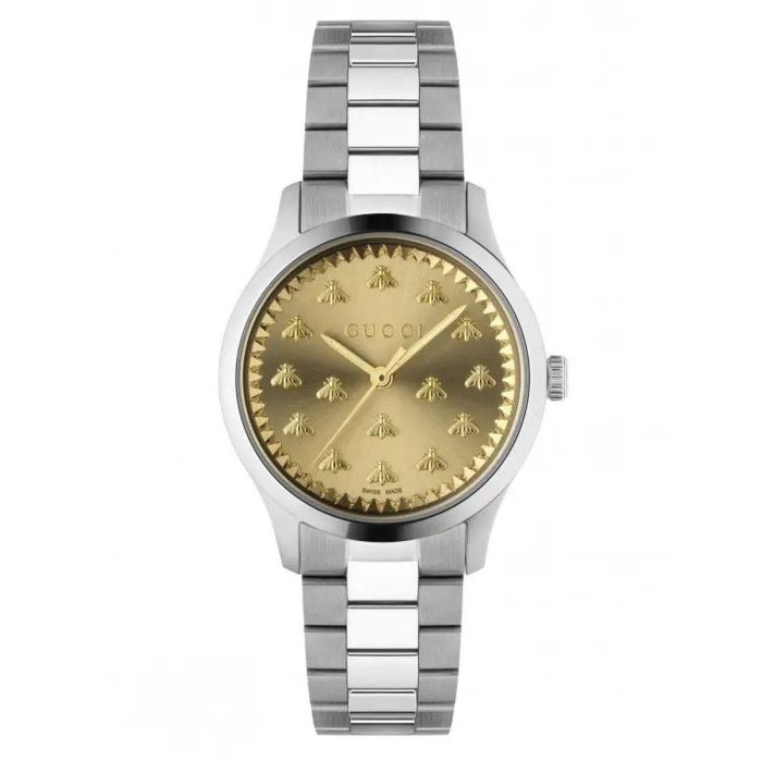 Reloj Mujer Gucci G-TIMELESS MULTIBEE Plateado Reloj Mujer Gucci G-TIMELESS MULTIBEE Plateado
