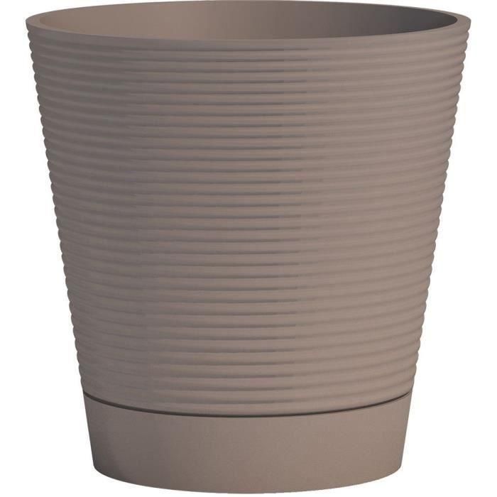Garden Id 02041707 Maceta de reserva de agua Green Care Sense Taupe 30 cm 100% reciclado 10 años garantía