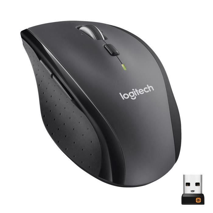 Ratón Inalámbrico Logitech Marathon M705 1000 dpi Gris Negro 1000 dpi Ratón Inalámbrico Logitech Marathon M705 1000 dpi Gris Negro 1000 dpi