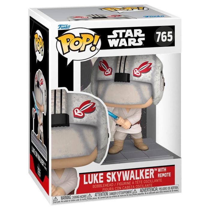Funko Pop Star Wars Luke Skywalker con remote - Figura de vinilo de 9 cm con caja original 1 Funko Pop Star Wars Luke Skywalker con remote - Figura de vinilo de 9 cm con caja original 1