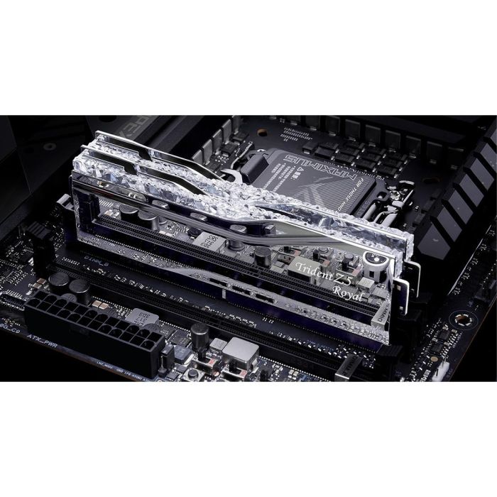 G.Skill F5-8400J4052G24GX2-TR5S Trident Z5 Royal RGB 48GB (2x24GB) DDR5 8400MHz CL40 para PC 1 G.Skill F5-8400J4052G24GX2-TR5S Trident Z5 Royal RGB 48GB (2x24GB) DDR5 8400MHz CL40 para PC 1