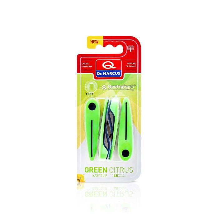Dr. Marcus DRM0811 Ambientador Coche Easy Clip Green Citrus Hasta 45 Días 1