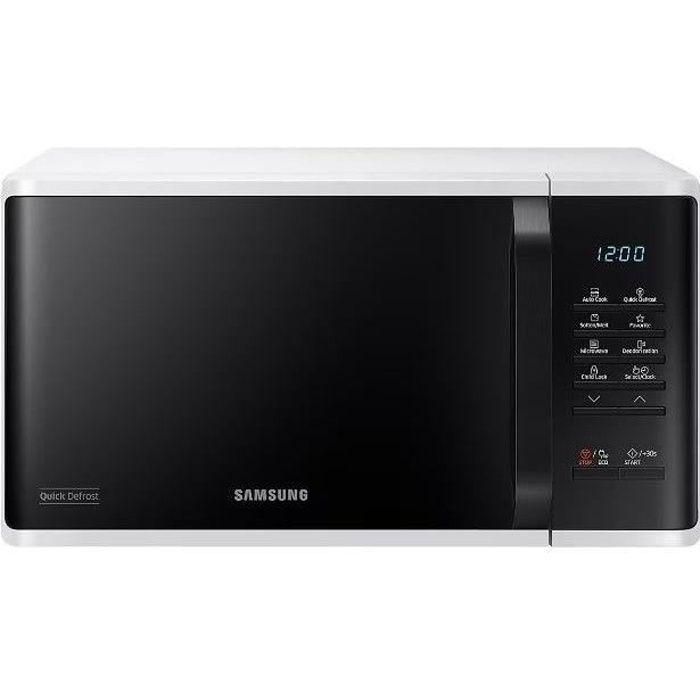 Microondas SAMSUNG Solo - Blanco - 23 L - 800 W - Cavidad cerámica esmaltada Microondas SAMSUNG Solo - Blanco - 23 L - 800 W - Cavidad cerámica esmaltada