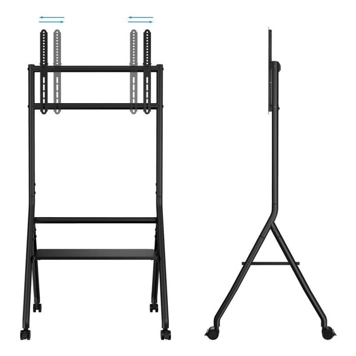 TooQ iDREAMS FS20206M-B Soporte de Suelo con Ruedas Nivelable para TV 37-86" hasta 80kg, VESA 200x200-600x400, Negro 1 TooQ iDREAMS FS20206M-B Soporte de Suelo con Ruedas Nivelable para TV 37-86" hasta 80kg, VESA 200x200-600x400, Negro 1